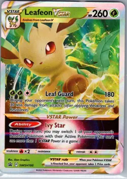 Leafeon VSTAR - SWSH195 SWSH: Sword & Shield Promo Cards - Pokemon Card - NM - Image 1