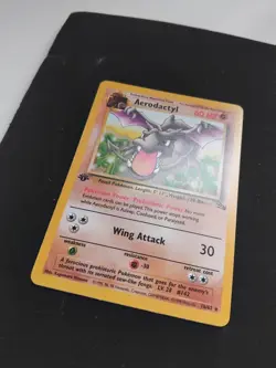 NM Pokemon TCG Aerodactyl 16/62 - 1st Edition Fossil Non Holo Card - Image 5