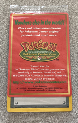 Factory Sealed Pokemon Center NY Black Star WOTC Promo #40 Pokemon Card - Image 1
