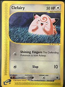 Pokemon Card - Expedition 101/165 - CLEFAIRY (common) - Regular LP - Image 1
