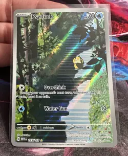 Pokemon TCG Psyduck Scarlet Violet-151 IR Card 175/165 NM-M Condition - Image 1