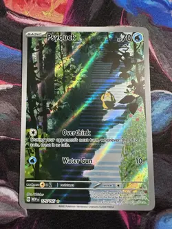 Pokemon TCG Psyduck Scarlet Violet-151 IR Card 175/165 NM-M Condition - Image 2