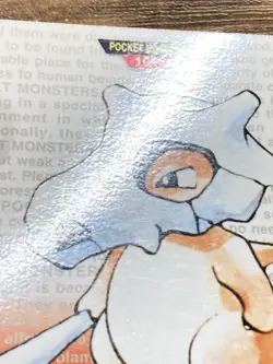 Pokemon Carddass Card Cubone No.104 Bandai Pocket Monsters Red ver. 1996 - Image 5