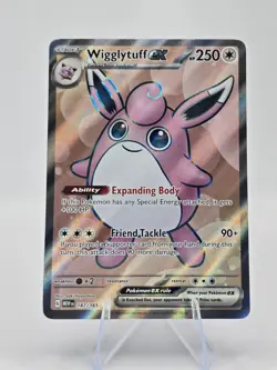 Wigglytuff ex 187/165 Sv: Scarlet & Violet 151 Holo Ultra Rare Pokemon Card - NM - Image 1