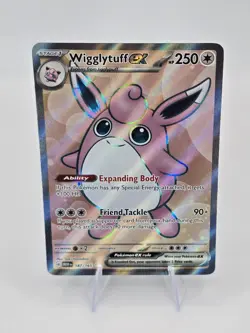 Wigglytuff ex 187/165 Sv: Scarlet & Violet 151 Holo Ultra Rare Pokemon Card - NM - Image 2