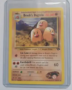 Pokemon TCG Brock's Dugtrio Card Gym Challenge Set (22/132) Rare - Image 1
