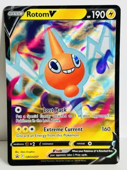 Rotom V - SWSH257 - SWSH Ultra Rare Promo - Pokemon Card - Image 1