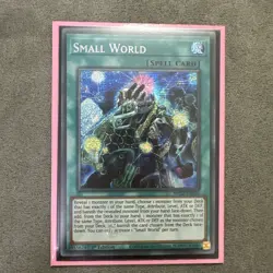 Yugioh Small World MP22 EN225 Secret Rare 1st ED - Image 1