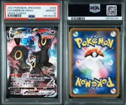 PSA10 Umbreon VMAX CSR #245/184 - VMAX Climax / Japanese Pokemon Card - Image 4