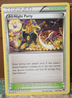 All-Night Party 96/122 Breakpoint Regular XY Pokemon LP Umbreon Art - Image 1