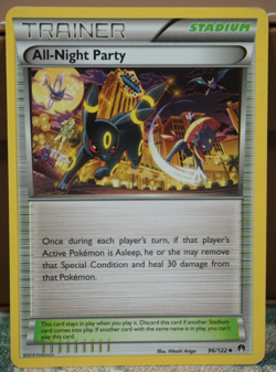 All-Night Party 96/122 Breakpoint Regular XY Pokemon LP Umbreon Art - Image 2