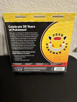 Pokemon TCG: Pokemon Day 30th Anniversary Collection Box – Limited Edition Celeb - Image 2