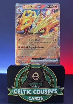Charizard ex SVP 161 Promo Holo Black Star Pokemon NM - Image 1