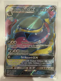 2017 Pokemon SM Burning Shadows #138/147 Alolan Muk GX (Full Art) - Image 1