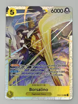 Borsalino EB04-058 Super Rare Adventure on Kami's Island One Piece TCG - Image 3