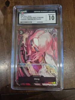 2024 ONE PIECE HINA ALT ART ST06-008 CGC 10 RC7 - Image 1