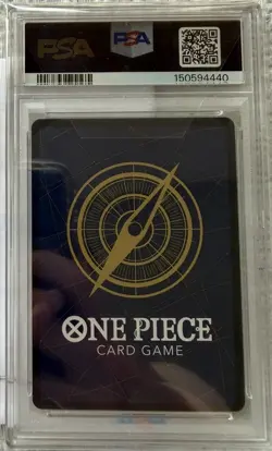 Bandai One Piece Monkey D. Luffy OP07-109 Two Legends Treasure Rare Foil PSA 10 - Image 2