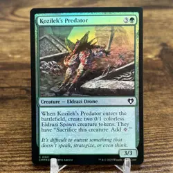 Commander Masters #301 Kozilek's Predator Magic The Gathering MTG Foil - Image 1