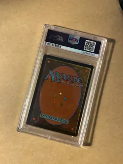 1994 Magic The Gathering Revised Scrubland Dual Land PSA Graded MINT 9 - Image 2