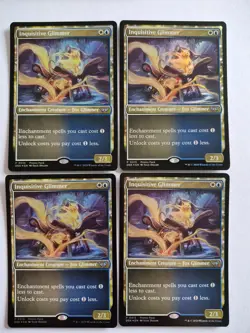 Inquisitive Glimmer Playset 4x DSK NM MTG Foil Promo Pack Free - Image 2