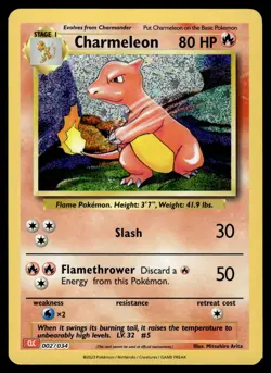 Charmeleon 002/034 Holo Classic Collection Trading Card Game Classic Pokemon NM - Image 1
