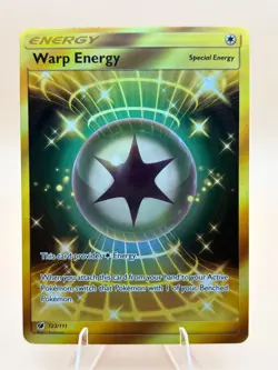 Warp Energy 123/111 Secret Rare Crimson Invasion Pokemon Near Mint - Image 1