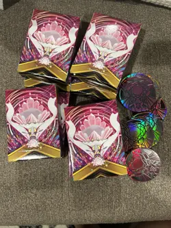 POKEMON DIANCIE EX Pre Built Deck Only LOT OF 8 Plus Coins - Image 1