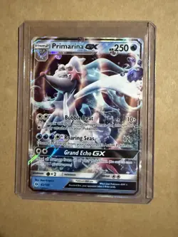 Pokemon TCG Primarina GX SM Base Set Ultra Rare Full Art Holo – 42/149 NM - Image 1