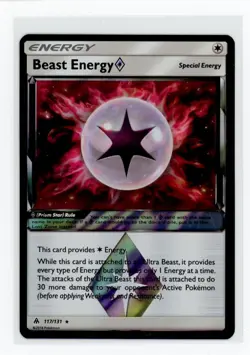 Pokemon SM - Forbidden Light #117/131 Beast Energy Prism Star - Image 1