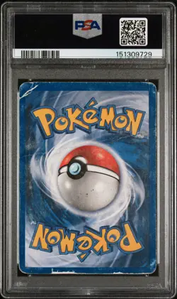 SWIRL PSA 1 2000 Team Rocket Dark Blastoise 3/82 Holo Foil Pokemon Unlimited - Image 2