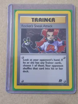 Pokemon Team Rocket Rocket's Sneak Attack 72/82 WOTC - Image 2