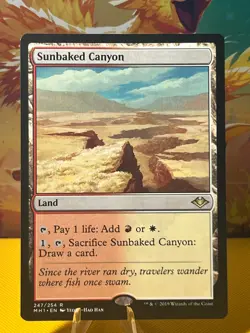 Sunbaked Canyon MTG x 2 - Image 1