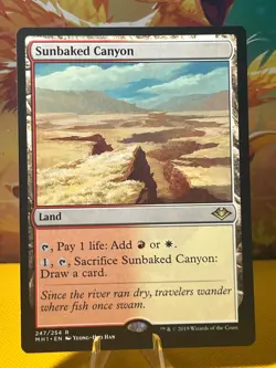 Sunbaked Canyon MTG x 2 - Image 3