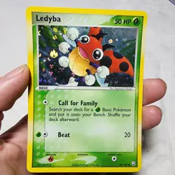 Ledyba 64/109 EX Team Rocket Returns Reverse Holo Stamped Pokemon TCG - Image 1