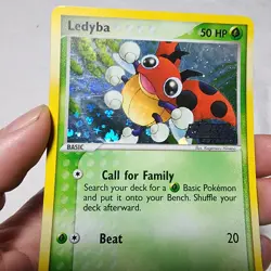 Ledyba 64/109 EX Team Rocket Returns Reverse Holo Stamped Pokemon TCG - Image 2