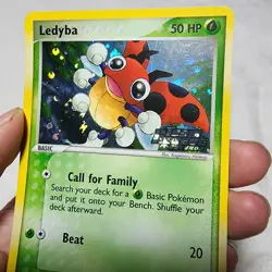 Ledyba 64/109 EX Team Rocket Returns Reverse Holo Stamped Pokemon TCG - Image 3