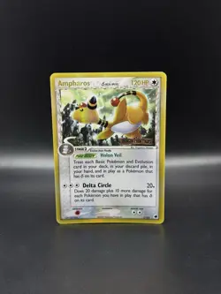 Ampharos (Delta Species) 1/101 EX Dragon Frontiers Reverse Holo Pokemon TCG - Image 1