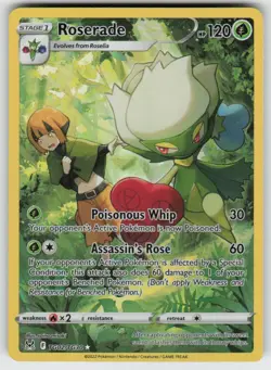Roserade TG02/TG30 Holo Lost Origin Trainer Gallery Pokemon Holo NM - Image 1