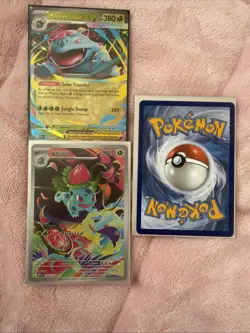 Pokemon Mega Venusaur EX + Ivysaur AR + Mega Venusaur EX - Image 2