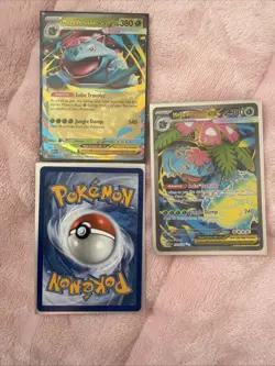Pokemon Mega Venusaur EX + Ivysaur AR + Mega Venusaur EX - Image 3