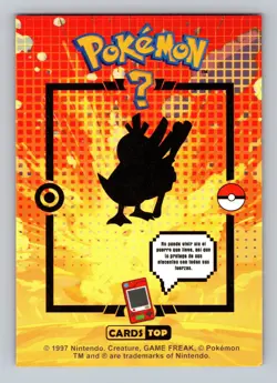 Pokemon Card - Farfetch'd 083 - Card Tops - Pokedex Database 2024 - Image 2