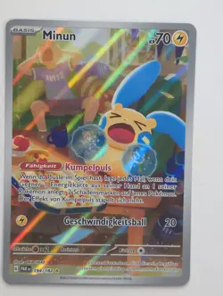 Minun 194/182 Paradoxrift Illustration Rare Deutsch NM Pokemon - Image 1