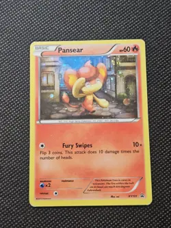 Pansear XY131 Holo Promo XY Promo Pokemon Cosmo Holo HP - Image 1