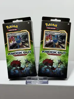 2x Pokemon 2017 Knock Out Collection Lucario Holo Promo Sealed Pokemon TCG - Image 1
