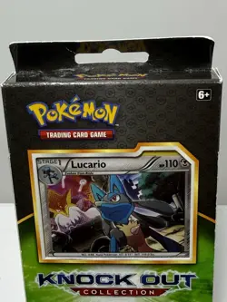 2x Pokemon 2017 Knock Out Collection Lucario Holo Promo Sealed Pokemon TCG - Image 5