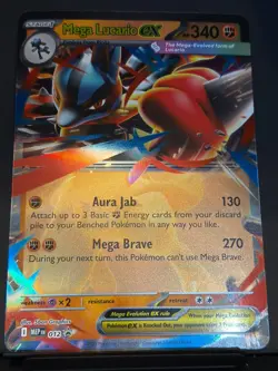 Mega Lucario ex Jumbo MEP 012 Pokemon Promo NM - Image 1