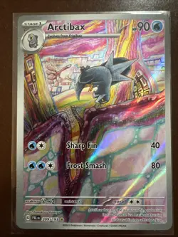 Arctibax 209/193 Paldea Evolved Illustration Rare Pokemon TCG Card NM - Image 1