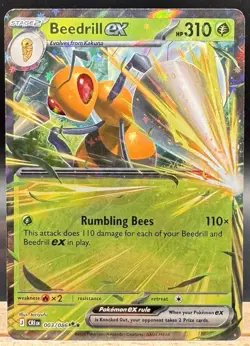 Beedrill ex 003/086 Double Rare Chaos Rising Pokemon TCG NM - Image 1
