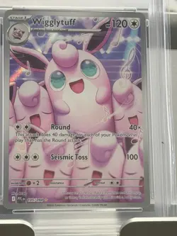 2025 POKEMON PFL EN-PHANTASMAL FLAMES ILLUSTRATION RARE #105 WIGGLYTUFF PSA 10 - Image 3