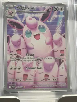 2025 POKEMON PFL EN-PHANTASMAL FLAMES ILLUSTRATION RARE #105 WIGGLYTUFF PSA 10 - Image 4